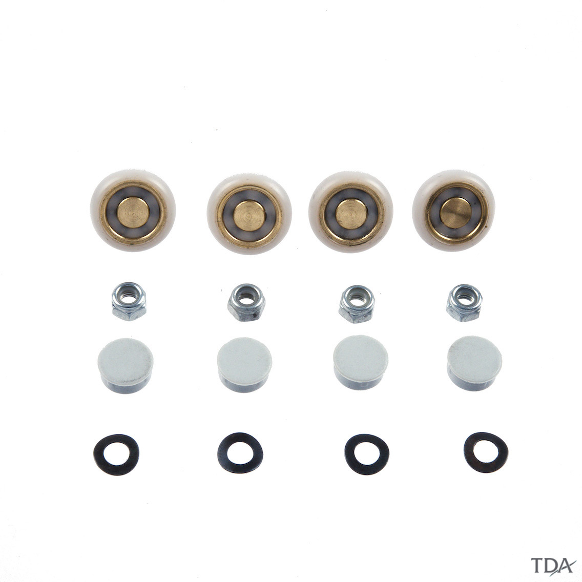 Cuscinetti A Blocchetto Sourcing Map 4 Cuscinetti A Blocco KFL004 8mm - Lega Zinco P6 (ABEC3) Per Macchinari Industriali Blocchi Cuscinetto Lega Zinco